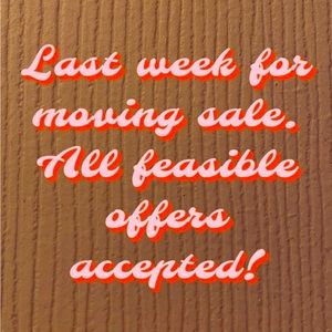 Everything in the closet must go